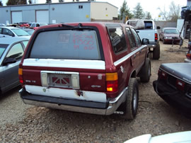 1990 TOYOTA 4 RUNNER 3.0 L , 5 SPEED TRANSMISSION , STK # T10287
