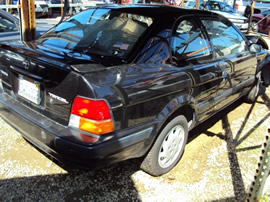 1997 TOYOTA TERCEL BLACK HAWK, 4CYL, 3 SPEED AUTOMATIC TRANSMISSION, STK # Z10083