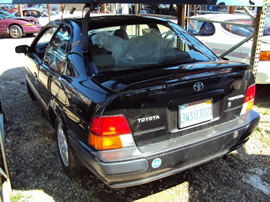 1997 TOYOTA TERCEL BLACK HAWK, 4CYL, 3 SPEED AUTOMATIC TRANSMISSION, STK # Z10083