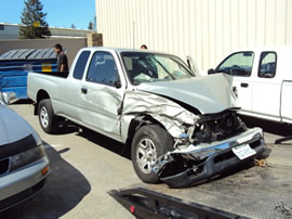 2003 TOYOTA TACOMA, COLOR - SILVER, STK # T10289