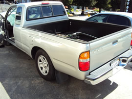 2003 TOYOTA TACOMA, COLOR - SILVER, STK # T10289