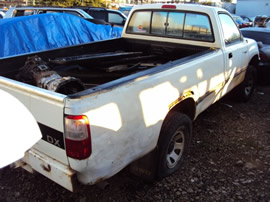 1995 TOYOTA T-100, COLOR - WHITE, STK # T10288