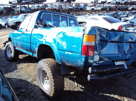 1993 TOYOTA TRUCK 22RE, 4CYL 2.4L, 5 SPEED TRANSMISSION, COLOR-BLUE
