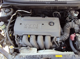 2005 TOYOTA COROLLA S MODEL COLOR-BLACK STK# Z10088