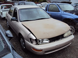 1994 TOYOTA COROLLA 4CYL. , 3SPEED TRANSMISSION , COLOR-GOLD STK# Z10093