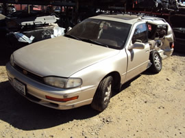 TOYOTA CAMRY WAGON, 4CYL. AUTOMATIC TRANSMISSION, COLOR GOLD, STK # Z10102