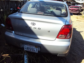 2001 TOYOTA ECHO , 4CYL. MANUAL TRANSMISSION, COLOR SILVER, STK # Z10104