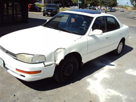 1992 TOYOTA CAMRY , 4CYL, AUTOMATIC TRANSMISSION , COLOR WHITE, STK # Z10103