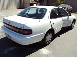 1992 TOYOTA CAMRY , 4CYL, AUTOMATIC TRANSMISSION , COLOR WHITE, STK # Z10103