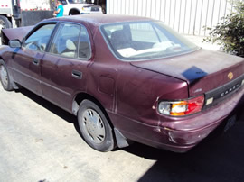 1993 TOYOTA CAMRY, 4CYL. AUTOMATIC TRANSMISSION, COLOR MAROON, STK# Z10100