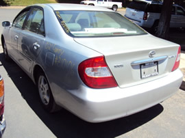 2002 TOYOTA CAMRY , 4CYL , AUTOMATIC TRANSMISSION, COLOR-SILVER STK# Z10106
