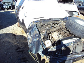 1993 TOYOTA LANDCRUISER (ROLL OVER) COLOR-BLACK STK#T10307