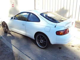 1995 TOYOTA CELICA, 2.2L ENGINE, AUTOMATIC TRANSMISSION, COLOR WHITE, STK#Z10115