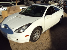 2000 TOYOTA CELICA GT, AUTOMATIC TRANSMISSION, COLOR WHITE, STK# Z10116