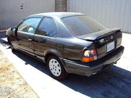 1997 TOYOTA TERCEL, 4CYL ENGINE, 3SP AUTOMATIC TRANSMISSION, COLOR BLACK, STK#Z10117