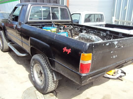 TOYOTA PICK UP TRUCK COLOR BLACK STK#T10316