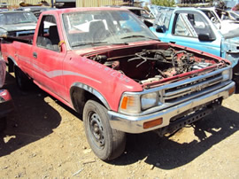 1990 TOYOTA TRUCK COLOR RED, STK# T10314