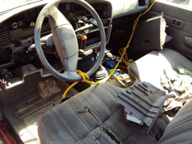 1990 TOYOTA TRUCK COLOR RED, STK# T10314