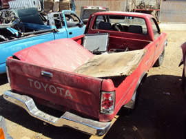 1990 TOYOTA TRUCK COLOR RED, STK# T10314