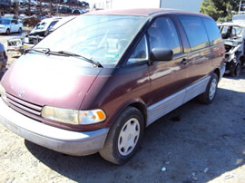 1991 TOYOTA PREVIA 2X4 4CYL ENGINE, AUTOMATIC TRANSMISSION STK# Z10129