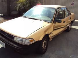 1990 TOYOTA COROLLA 4CYL, AUTOMATIC TRANSMISSION, COLOR GOLD, STK # Z10131