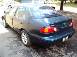 1998 TOYOTA COROLLA 4CYL, 5 SPEED TRANSMISSION, STK# Z10136