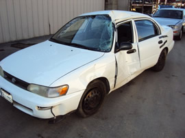 1993 TOYOTA COROLLA 4CYL, 3 SPEED AUTOMATIC TRANSMISSION, STK# T10139