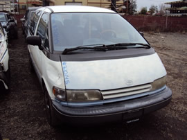 1991 TOYOTA PREVIA 2WD COLOR WHITE, STK # Z10145