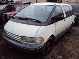 1991 TOYOTA PREVIA 2WD COLOR WHITE, STK # Z10145