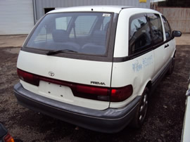 1991 TOYOTA PREVIA 2WD COLOR WHITE, STK # Z10145