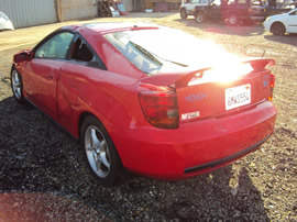 2000 TOYOTA CELICA GTS 6 SPEED TRANSMISSION, AFTER MARKET EXTRAS! STK # Z10150 