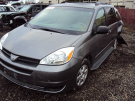 2005 TOYOTA SIENNA LE, COLOR GRAY, STK # Z11153