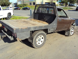 1989 TOYOTA FLAT BED 4X4 , V6, MANUAL TRANSMISSION, STK# T11325
