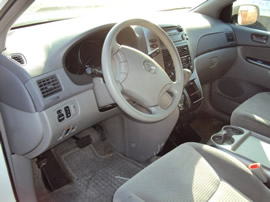 2006 TOYOTA SIENNA, COLOR WHITE, STK # Z11154