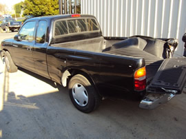 1998 TOYOTA TACOMA 2.4 ENGINE, MANUAL TRANSMISSION, COLOR BLACK,  STK # T11328