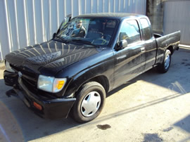 1998 TOYOTA TACOMA 2.4 ENGINE, MANUAL TRANSMISSION, COLOR BLACK,  STK # T11328