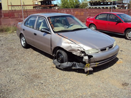 1999 TOYOTA COROLLA 4CYL 1.8L ENGINE, AUTOMATIC TRANSMISSION COLOR-SILVER  STK# Z11167 