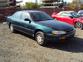 1996 TOYOTA CAMRY, 2.2L ENGINE, AUTOMATIC TRANSMISSION, COLOR GREEN, STK # Z11168