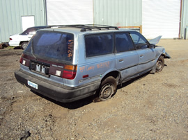 1989 TOYOTA CAMRY STATION WAGON, 2.0L ENGINE, AUTOMATIC TRANSMISSION, COLOR BLUE, STK # Z11169