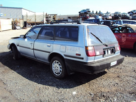 1989 TOYOTA CAMRY STATION WAGON, 2.0L ENGINE, AUTOMATIC TRANSMISSION, COLOR BLUE, STK # Z11169