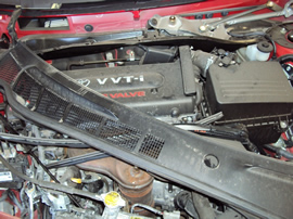 2007 TOYOTA CAMRY LE, 2.4 L ENGINE, AUTOMATIC TRANSMISSION, COLOR-RED, STK # Z11170