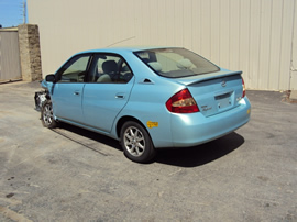 2003 TOYOTA PRIUS 4 DOOR SEDAN, 1.5L ,COLOR GREEN , STK # Z11172