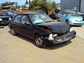 2000 TOYOTA COROLLA 1.8L ENGINE,AUTOMATIC TRANSMISSION, COLOR BLACK, STK # Z11173