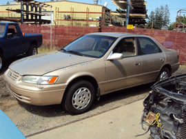 1998 TOYOTA CAMRY 2.2L ENGINE, AUTOMATIC TRANSMISSION, COLOR GOLD , STK # Z11174