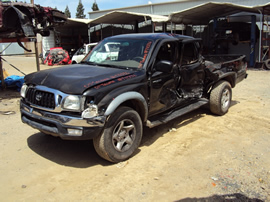 2001 TOYOTA TACOMA 4 DOOR 3.4L AT 2WD COLOR BLACK STK# T11336