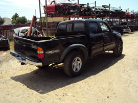 2001 TOYOTA TACOMA 4 DOOR 3.4L AT 2WD COLOR BLACK STK# T11336