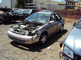1999 TOYOTA COROLLA 1.8L ENGINE, AUTOMATIC TRANSMISSION,COLOR SILVER STK#Z11175