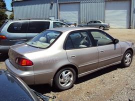 1999 TOYOTA COROLLA 1.8L ENGINE, AUTOMATIC TRANSMISSION,COLOR SILVER STK#Z11175