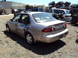 1999 TOYOTA COROLLA 1.8L ENGINE, AUTOMATIC TRANSMISSION,COLOR SILVER STK#Z11175