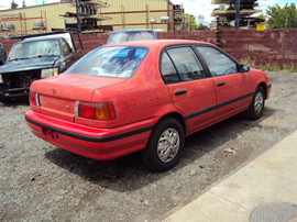 1994 Toyota Tercel DX model 4 door ,1.5L Engine, Automatic 3spd,Color Red, STK# Z11177